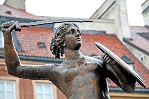 Feminismus in Young Adult Frau mit Schwert - Artikelbild: "Poland_4053 - Mermaid" von "Dennis Jarvis" (https://www.flickr.com/photos/archer10/) (CC BY-SA 2.0)